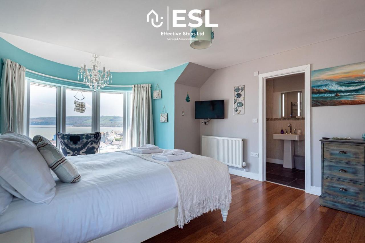 Beautiful En Suite 5 Bedroom Home With Sea Views New Quay  Exterior foto